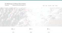 Desktop Screenshot of bonn-triathlon.de